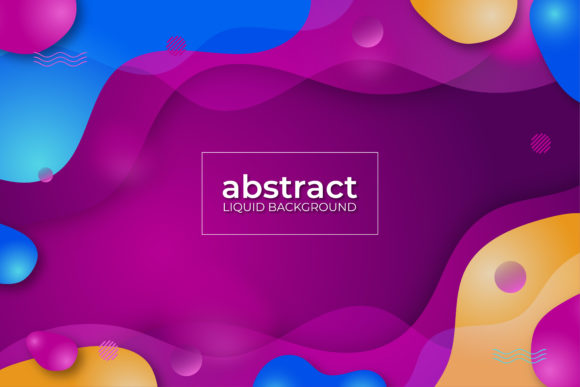 Abstract Colorful Liquid: A Modern Design Essential