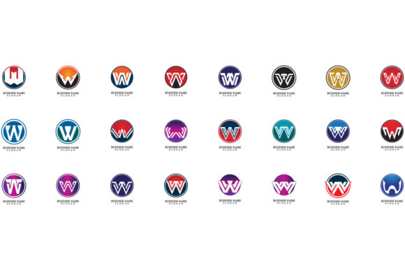 Building a Strong Brand Identity with a W Letter Logo Business Vector Icon
