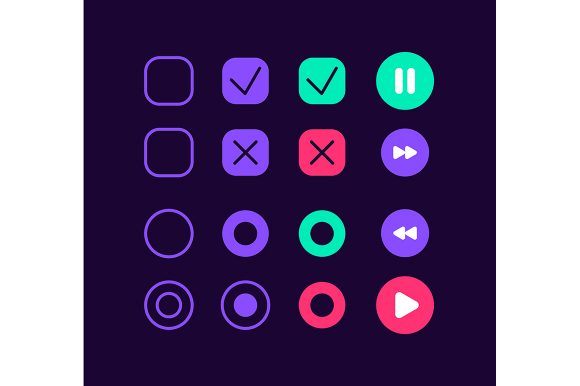 Elevate UI with MP3 Player Buttons