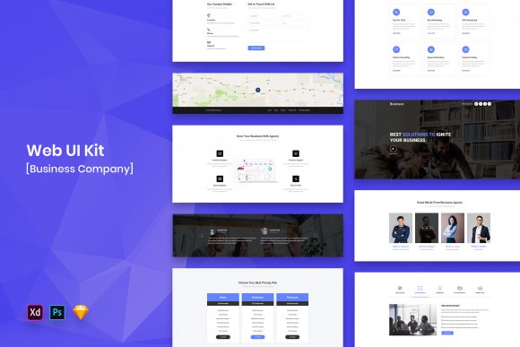 Elevating Digital Presence with a Modern Business Web UI Kit