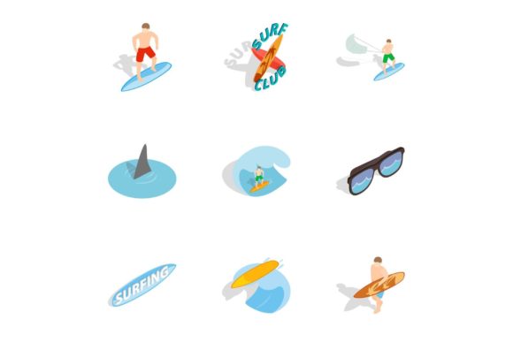 Mastering Your Summer Design Projects with the Summer Surfing Elements Icons Set