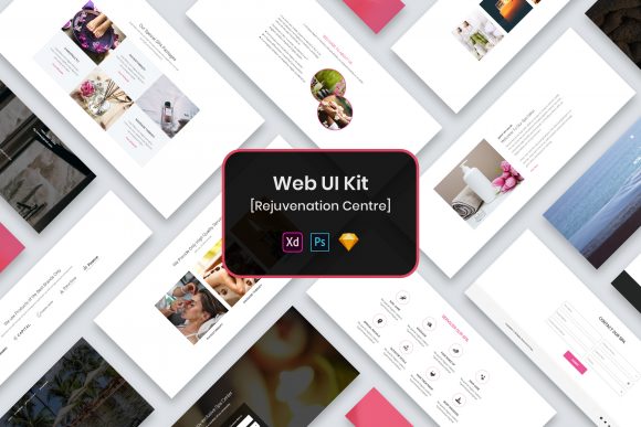 Maximizing Design Efficiency with the Rejuvenation Centre Web UI Kit