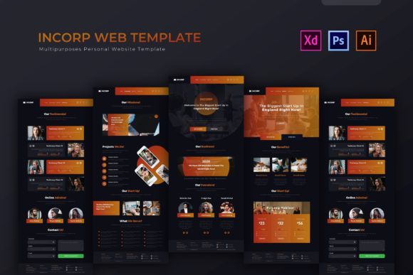 Strategic Brand Launch: Leveraging the Incorp Web Template for Business Growth