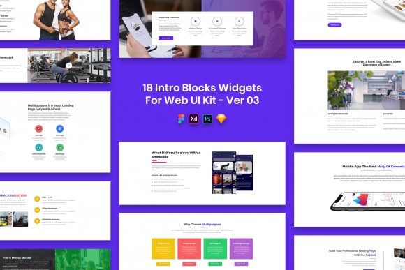 Streamline Your Web Design with 18 Intro Blocks