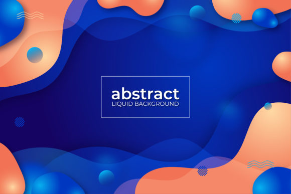 Unlocking Visual Impact with Blue and Orange Liquid Gradients