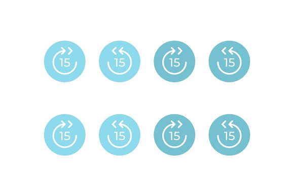 Video Speed Options UI Elements Kit for Designers