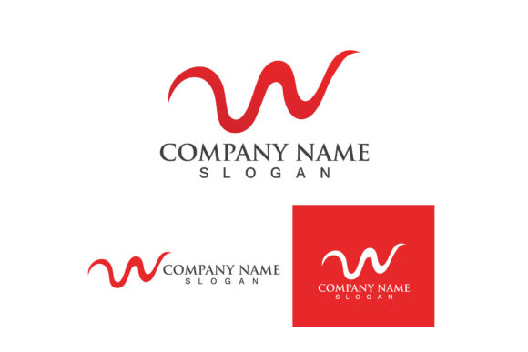 W Logo and Symbol Business Letter Design Guide