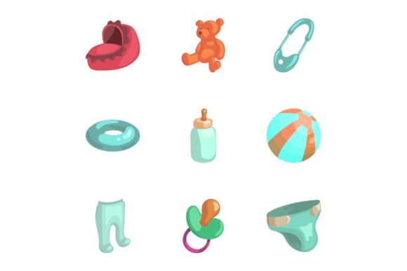 Why the Baby Elements Icons Set, Cartoon Style is Essential for Modern Digital Design